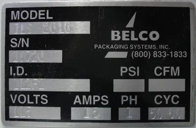 USED BELCO ILS 2016