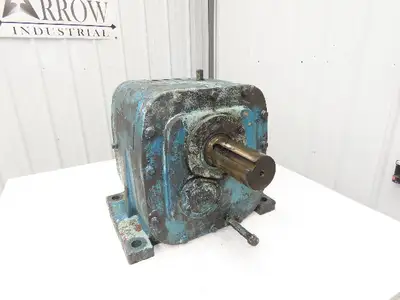 Reliance Dodge TM DR600 Inline Gear Reducer 14:1 Helical Gearbox 64Hp 125 RPM