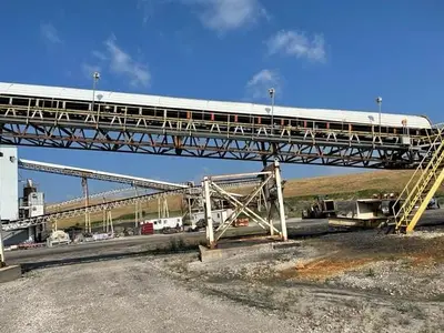 Conveyor, Belt, 72" x 155', Truss Frame, 250 HP - #4685404