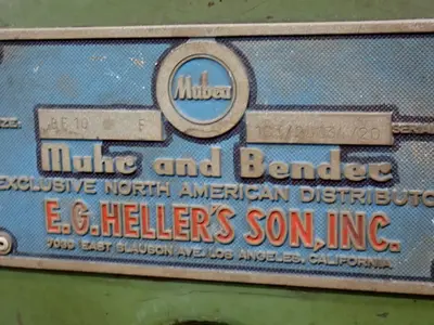 USED MUBEA JUNIOR BF 10
