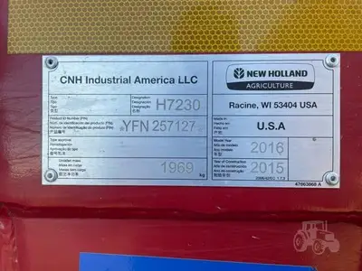 Used 2016 NEW HOLLAND H7230 Mower Conditioners Maine US | Beauregard Equipment #1511296