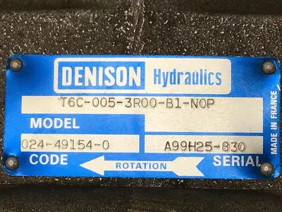 USED DENISON HYDRAULICS T6C-005-3R00-B1-N0P