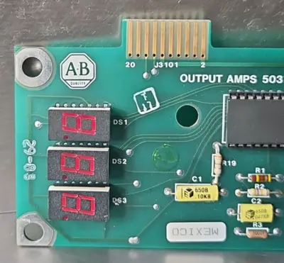 Allen-Bradley 50378 Output Amps Display Board loc3D42