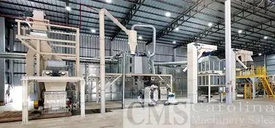 USED 2025 EHW ITALIA 10 TPH COMPLETE PELLET MILL