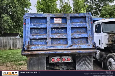 Used 1994 MACK CH 613 Dump trucks Mississippi US | Proxy Equipment #1378226