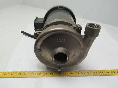 MP Pumps 30254 chemflo 1 316SS pump pumpak 3.6" Impeller w/3PH 220/440V Motor