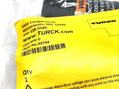 New | in-Stock TURCK HAZARDOUS LOCATION LOKFAST GUARD D-SIZE POWERFAST A9744 Covers Michigan US | Maverick Industrial Sales #1091157