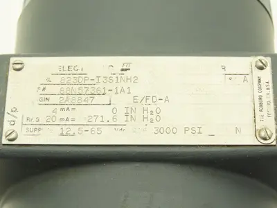 Foxboro 823DP-I3S1NH2 Electronic Pressure Transmitter 4-20mA = 271.6"H2O