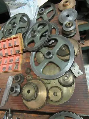 3382-385 Antique RA LIENHARD SUISSE Chaux-De-Fonds Horizontal & Vertical Rotary Engine TURNING / BROCADING MACHINE