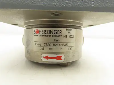 Scherzinger 7320 B/EX/SA5 Rotary Gear Pump 4-Bolt Flanged Adapter