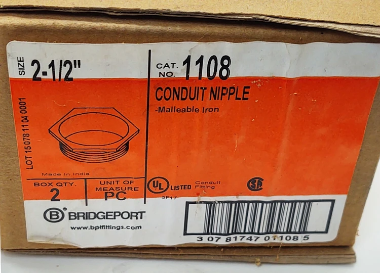 New | in-Stock Bridgeport CN-250 Electrical Fittings Kentucky US | Edwards Industrial Repair #975201