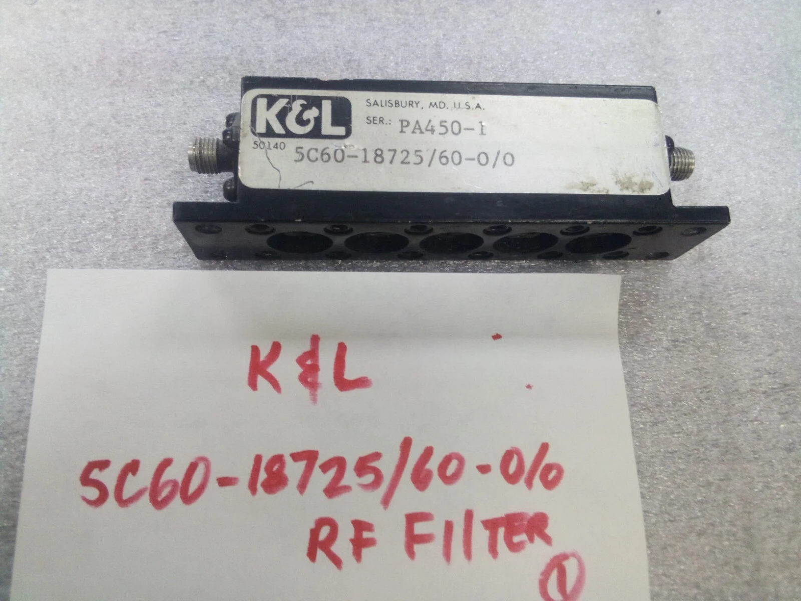 USED K & L 5C60-18725/60-0/0