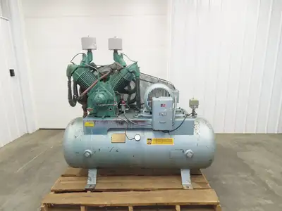 Champion R-70A Piston Air Compressor Pump 100CFM 25Hp 230/460V 120G Tank