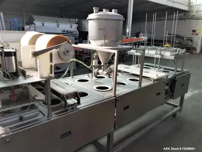 Stainless PMR 1300 Filler Sealer for Tubs & Cups – Dual Lane, Rollstock, 30 CPM