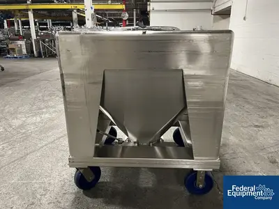 USED TOTE Systems 48" x 42" x 10"  Tote Systems Stainless Steel Transfer Bins