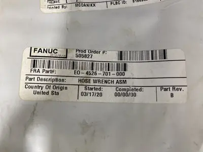 USED 2020 FANUC EO4526701000