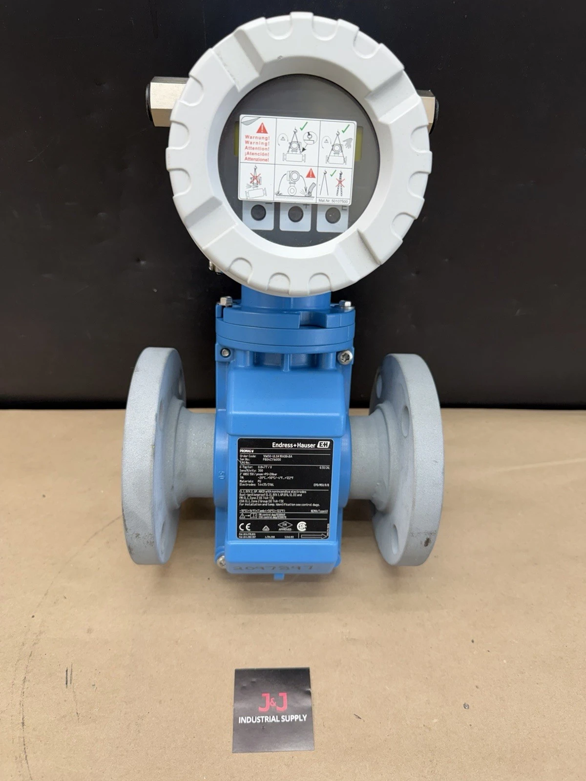NEW Endress+Hauser 10W50-UL0A1RA0B4BA