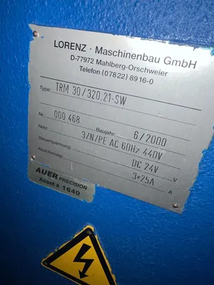 2000 LORENZ TRM 30/320.21-SW Leveller / Roller | Universal Press & Machinery (UPM) (11)