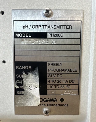 NEW Yokogawa PH200G-P-U-EB/U