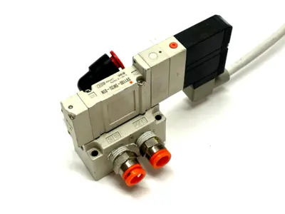 Used SMC 5-PORT 2-POSITION SINGLE SOLENOID VALVE, 1/8" NPT Solenoid Valves Michigan US | Maverick Industrial Sales #1092693