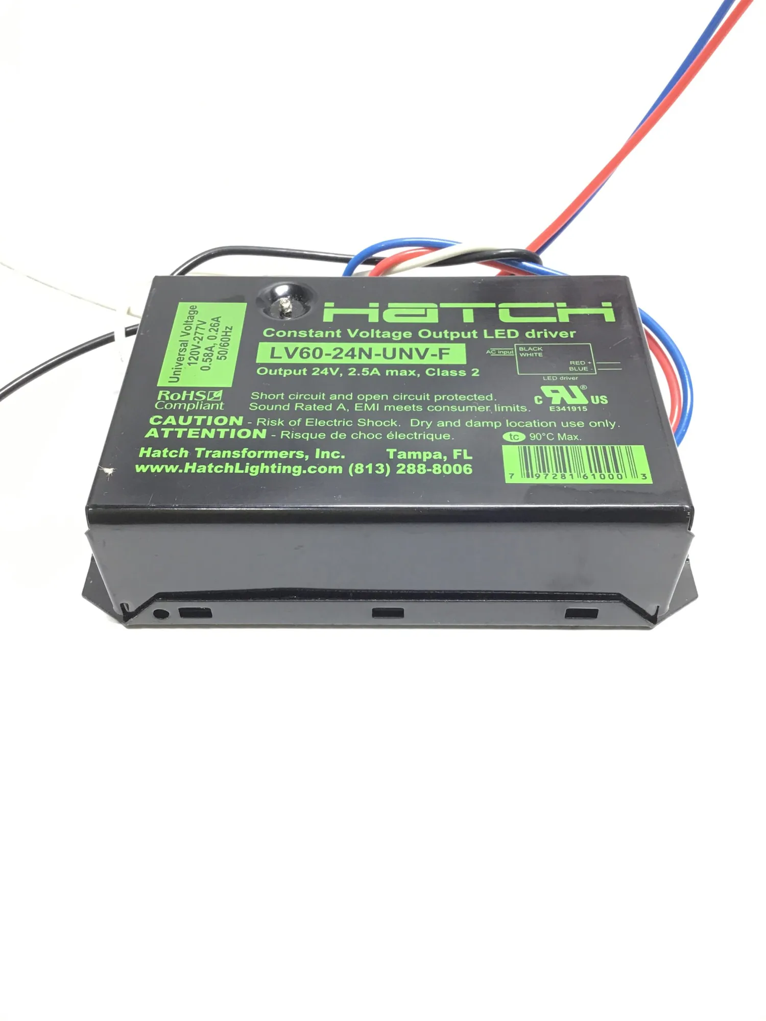 USED HATCH LIGHTING LV60-24N-UNV