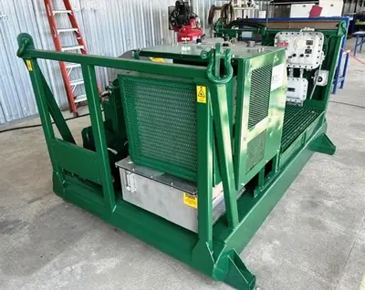 Derrick DE-1000 FHD oilfield decanter centrifuge, 316SS.