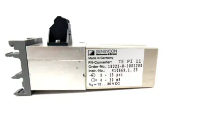 NEW SENSYCON 18321-0-1001200 P/I-CONVERTER TE PI 11 1832101001200