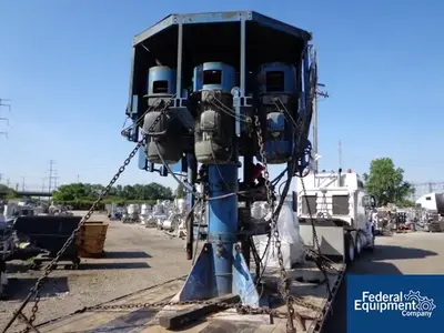 USED Hockmeyer 60/60/30 HP Hockmeyer Triple Shaft Vacuum Mixer, S/S, XP