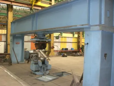 USED FAVRIN 100 TON PLATEROLL / DISH END FORMING
