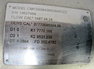 USED Micro Motion CMF350 M436N2BAE3ZZ