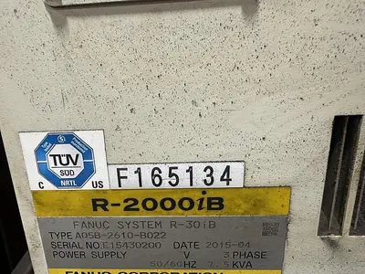 Used FANUC R-2000IB/165F WITH R30IB WITH 7TH AXIS SERVO SPOT WELD GUN AND 8TH AXIS 3 METER RTU Robotic Welding Cells | Harbor Machinery Inc. #1283383