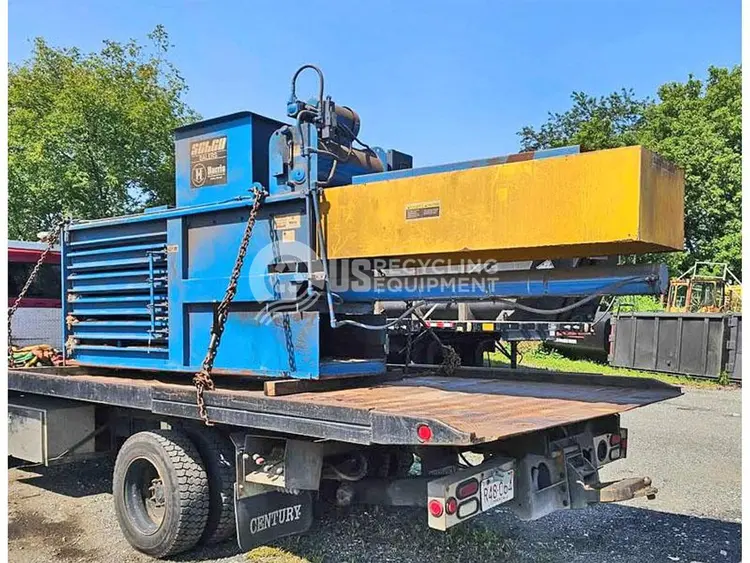 Used SELCO HV-615 CLOSED DOOR HORIZONTAL WITH CONVEYOR Balers Massachusetts US | US Recycling Equipment #718075