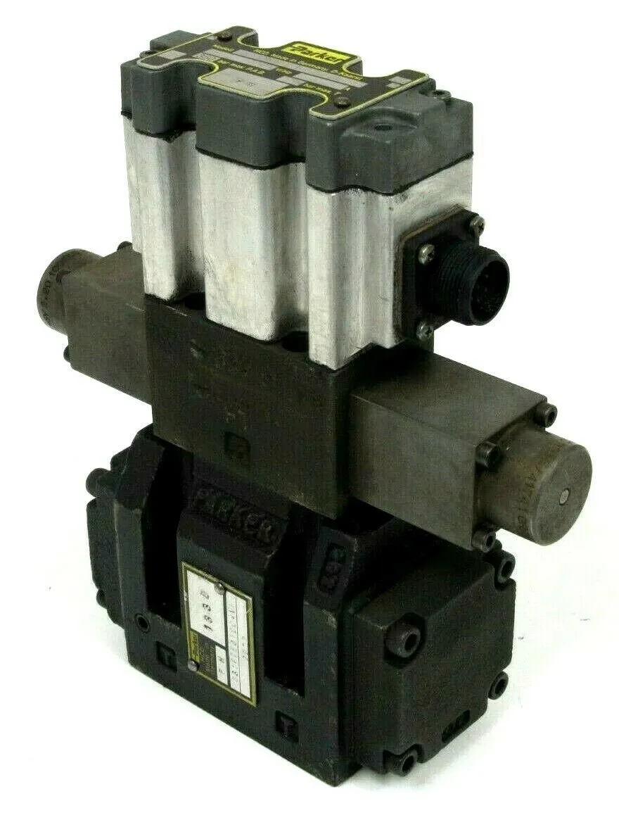 USED PARKER D1FTE-01-F-C-V-F-0-0-22 D31FTE01CC4VF PROPORTIONAL VALVE