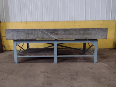 8' X 4' X 10" CHALLENGE PRECISION LAYOUT INSPECTION GRANITE TABLE: STOCK #23813