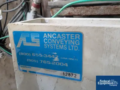 USED ANCASTER (2) Pneumatic Hopper Recivers, S/S