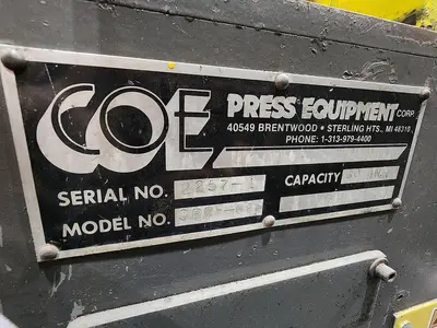 Used COE CPRF-660 Servo Feeders Michigan US | Midwest Press and Automation #1287255