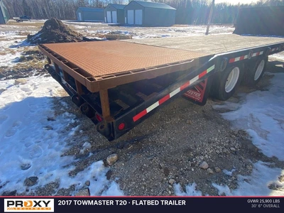 Used 2017 TOWMASTER T20 Flatbed Trailers Wisconsin US | Proxy Equipment #1377821
