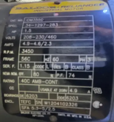 USED POWDER PROCESS SOLUTIONS RD-58-14-3B-GE