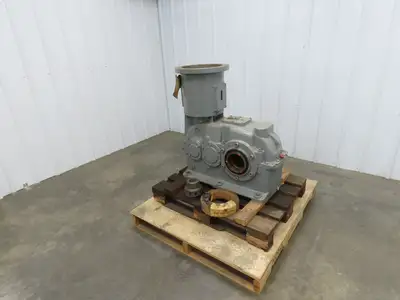 Flender KZA 225 Helical Gear Drive 85.97 Gearbox Reducer 21rpm 30Hp Hollow Shaft