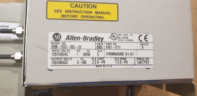 USED ALLEN BRADLEY 2098-DSD-005-SE