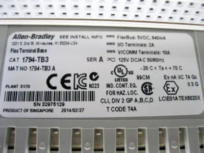 USED Allen-Bradley 1794-IE8