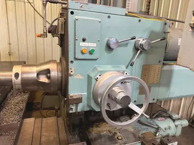 4" NOMURA MODEL #B-100WP TABLE TYPE HORIZONTAL BORING MILL 50 TAPER 96" TRAVEL: YOBRO #25193