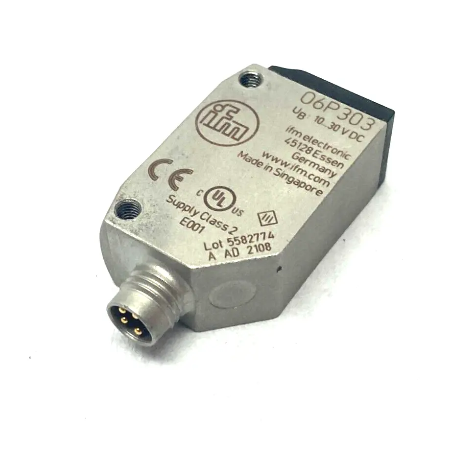 O6P303, O6P-FPKG/AS/4P | Ifm O6P303 Retro-reflective Sensor O6P-FPKG/AS/4P - Used