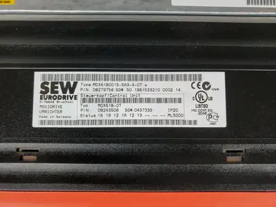 Used Sew-Eurodrive MDX61B0015-5A3-4-0T MOVIDRIVE Servo Drives | Palmetto Automation #1148958