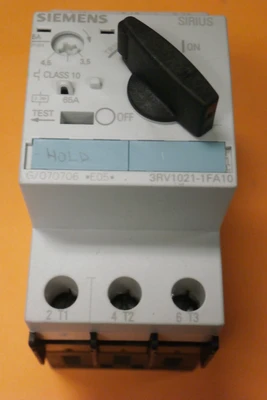 USED SIEMENS CIRCUIT BREAKER, 3RV1021-1FA10