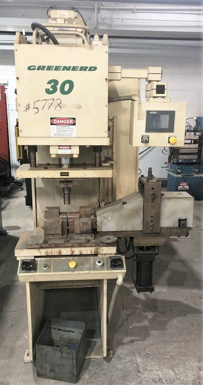 Used 1999 GREENERD PRESSES GREENERD HCA-30-30R8 PRESS C-Frame Presses | Alma Machinery #899688