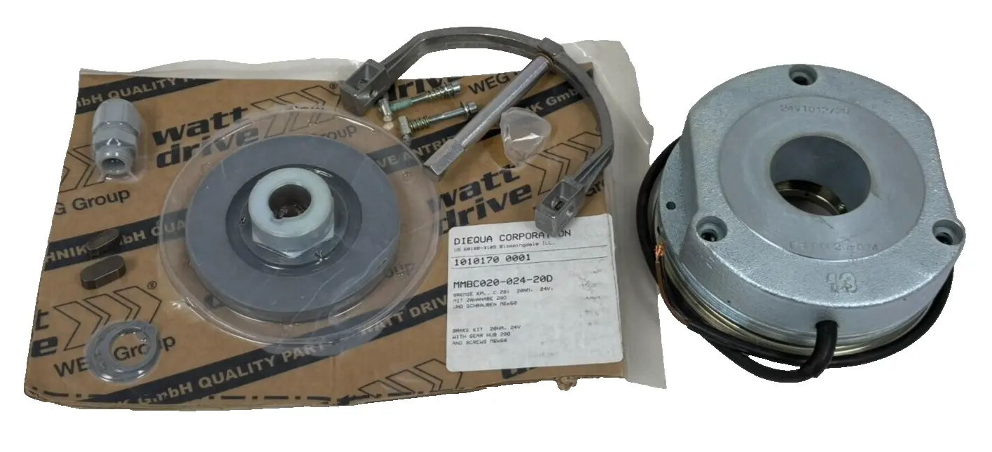 NEW WATT DRIVE MMBC020-024-20D BRAKE KIT 20NM W/ FBBRC020-024 GEAR HUB