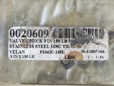 USED VELAN F10-0342C-13SL