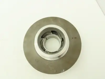 Centrifugal Pump Impeller 60mm Keyed Bore 203mm OD Steel