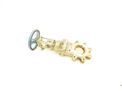 Velan L12-0320B-13BL  4" Stainless Knife Gate Valve 316SS Rising Stem Lug Style